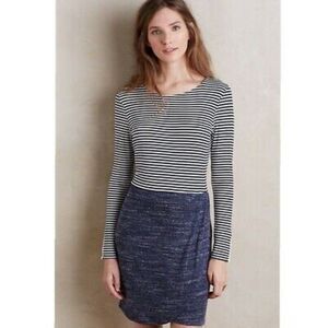 - Anthropologie M DOLAN Striped Knit Dress